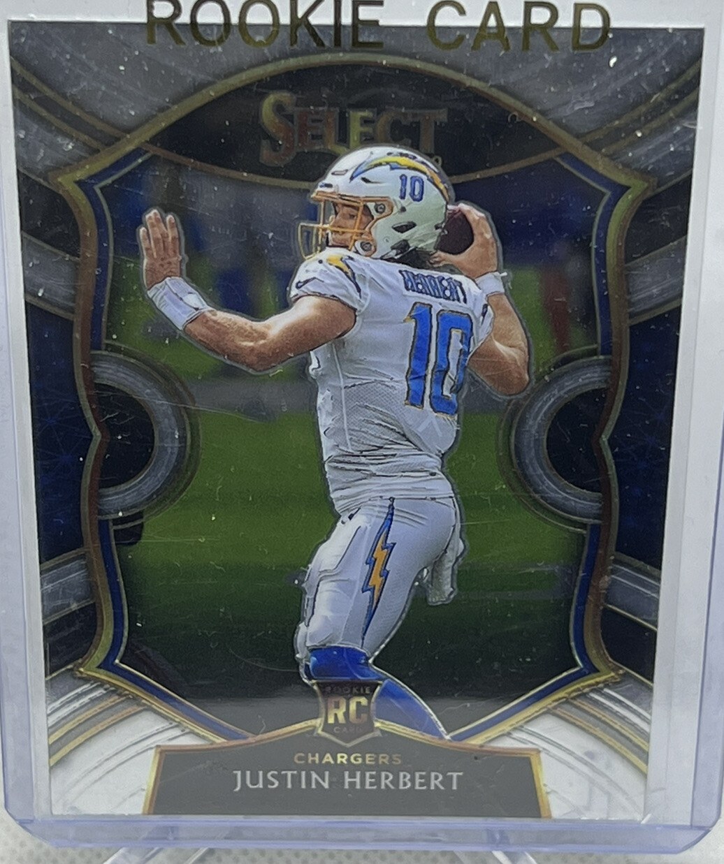 2020 NFL Panini Select Justin Herbert #44 Concourse Level Rookie Card RC