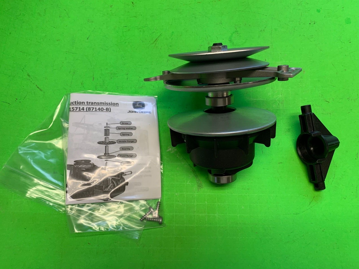 Kit Poulie De Variateur Secondaire MIA12482 Pour Tracteurs Tondeuse John Deere D105, E100, X105, X106 Série 100