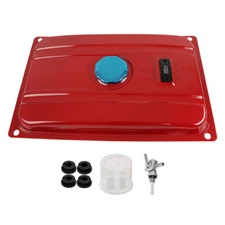 3.9 Gallon Universal Fuel Tank Generator Petcock Filter Gauge Cap Secondary