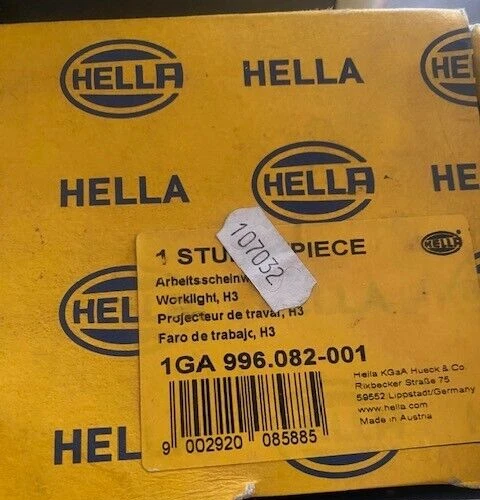 2 Stück Arbeitsscheinwerfer Radlader HELLA 1GA 996.082-001 Halogen Trecker - Bild 1 von 1