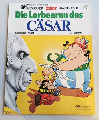 Comic Asterix Die Lorbeeren des Cäsar 1989 Delta Verlag