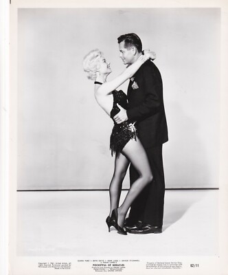 GLENN FORD + HOPE LANGE CHEESECAKE LINGERIE PORTRAIT 1961 ORIG VINTAGE