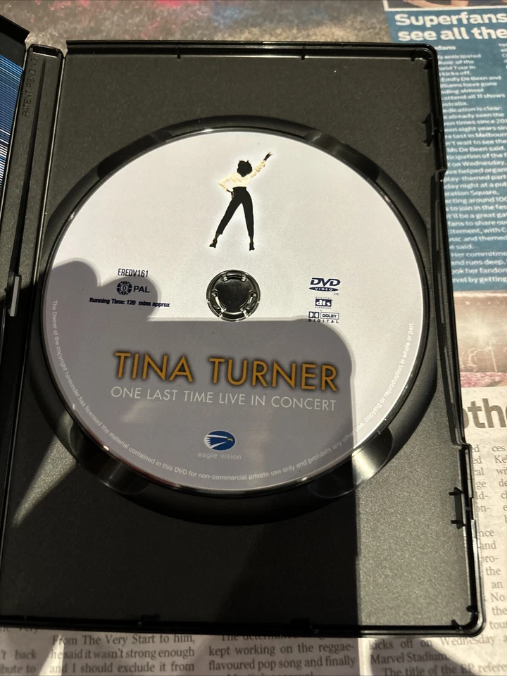 NEW Old Stock DVD TURNER  ONE LAST TIME Not Sealed - image 4 of 4