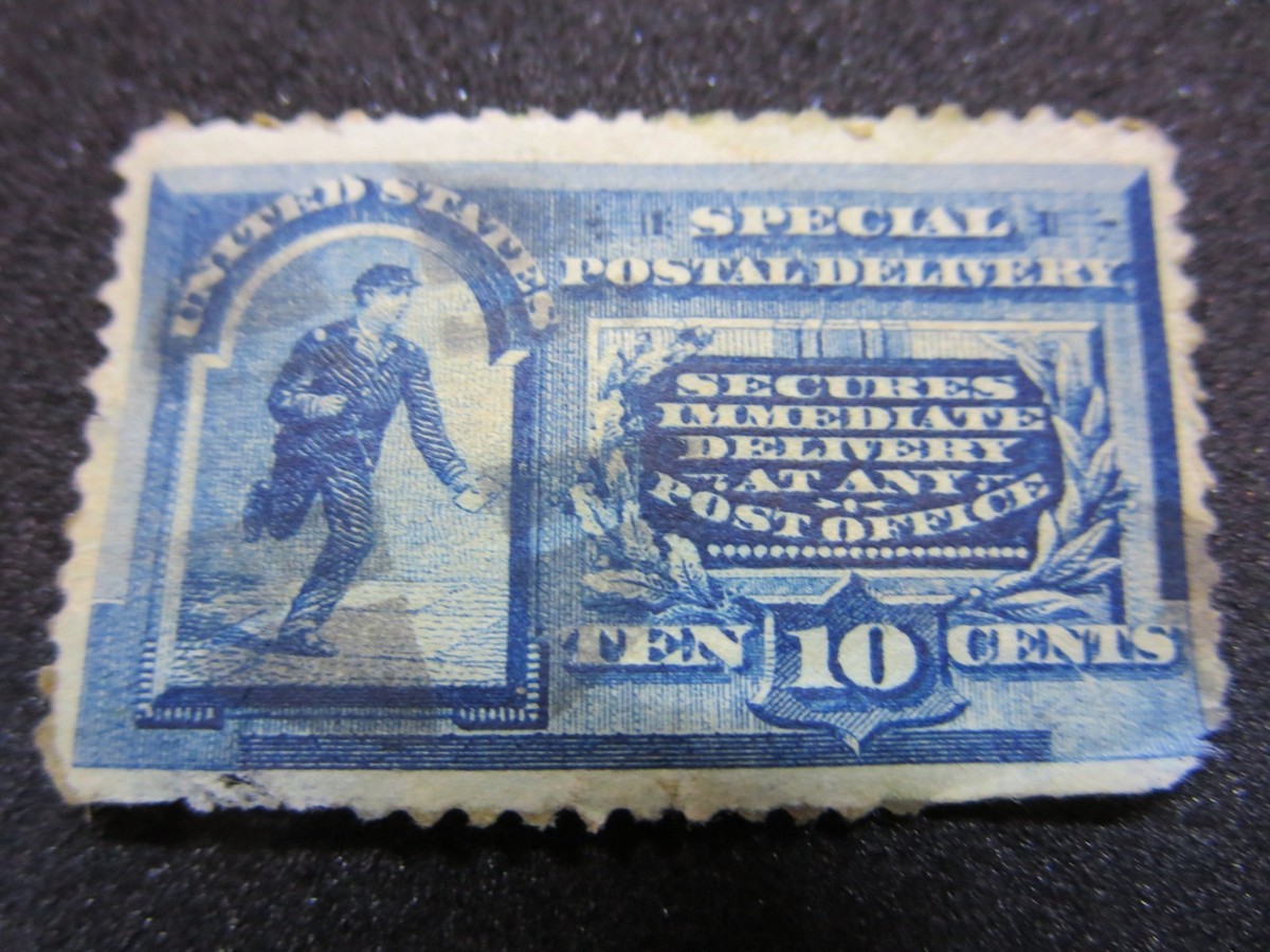 ♪アメリカ・速達切手 ≪バイクによる配達≫1922-25年 3種完 Scott#