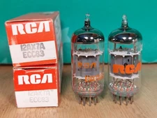 Pair of Tungsram (RCA label) 12AX7 ECC83 NOS NIB Vacuum Tubes