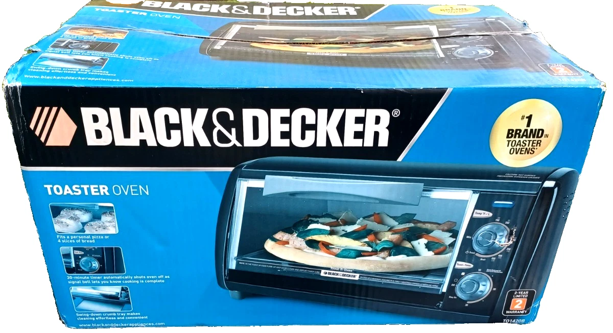 Black & Decker T01420B Classic Toast-R-Oven 4-Slice Countertop Toaster Oven -New
Opens in a new wind