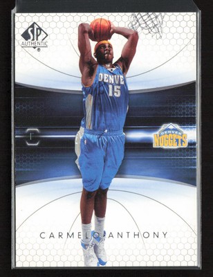 2004-05 SP Authentic #19 Carmelo Anthony Denver Nuggets Near Mint or Better