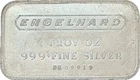 Engelhard 1 Troy Ounce .999 Fine Silver Bar with Serial #