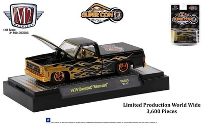 Super rare! Supercon 2021 Limited M2 Machine Chevrolet Silverado 1/64