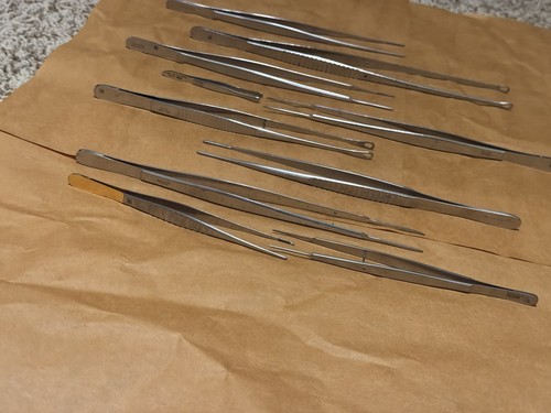 Medical Surgical Stainless Steel Forceps Lot 067 Surgical Instruments - Picture 3 of 11