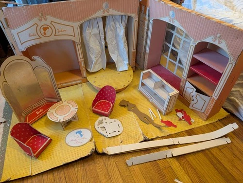 Vintage 1962, Mattel, Barbie Fashion Shop, Cardboard #0817 As Is TLC For Parts
