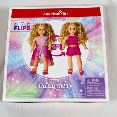 NEW/Sealed 18'' American Girl Doll Style Flips Pink Glam Sparkly Concert Outfit