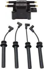Ignition Coil & Spark Plug Wire For 01-10 Chrysler PT Cruiser Dodge Stratus Jeep