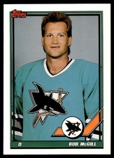 1991-92 O-Pee-Chee ! Bob McGill San Jose Sharks #216