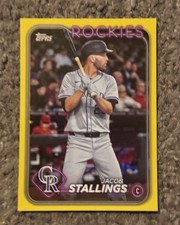 2024 Topps Update Series - Jacob Stallings #US246 Yellow - Colorado Rockies