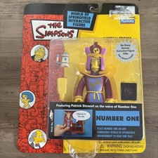 The Simpsons Series 12 Number One Figure Patrick Stewart Playmates Brand New