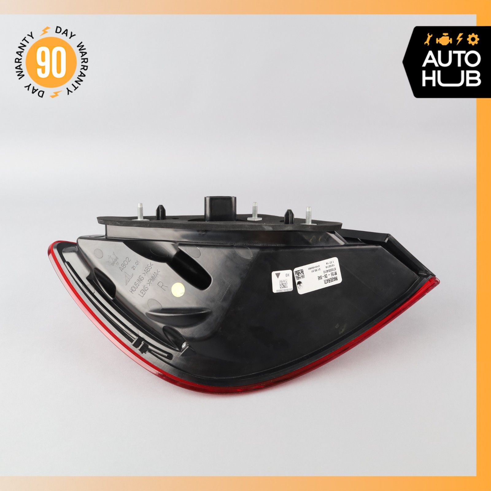 14-20 Maserati Quattroporte S Q4 M156 Right Side Outer Tail Light Lamp OEM 57k