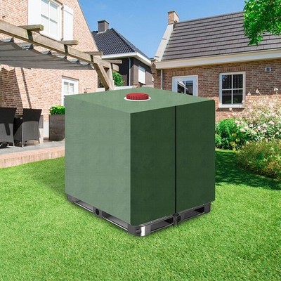 IBC Container Abdeckung Abdeckplane UV-Schutz 1000L Hülle Haube Regenwassertank