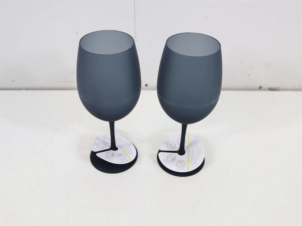 Brunner Satin Weinglas 4er Set 600ml schwarz Camping Kunststoff - Bild 2 von 3