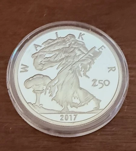 2017 99.9% Silver 1 Oz Proof  Walker Zombuck