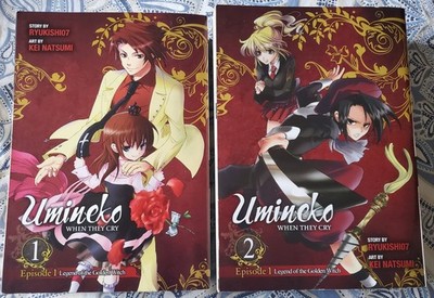Umineko No Naku Koro Ni: The Legend of The Golden Witch Manga Volumes 1 & 2