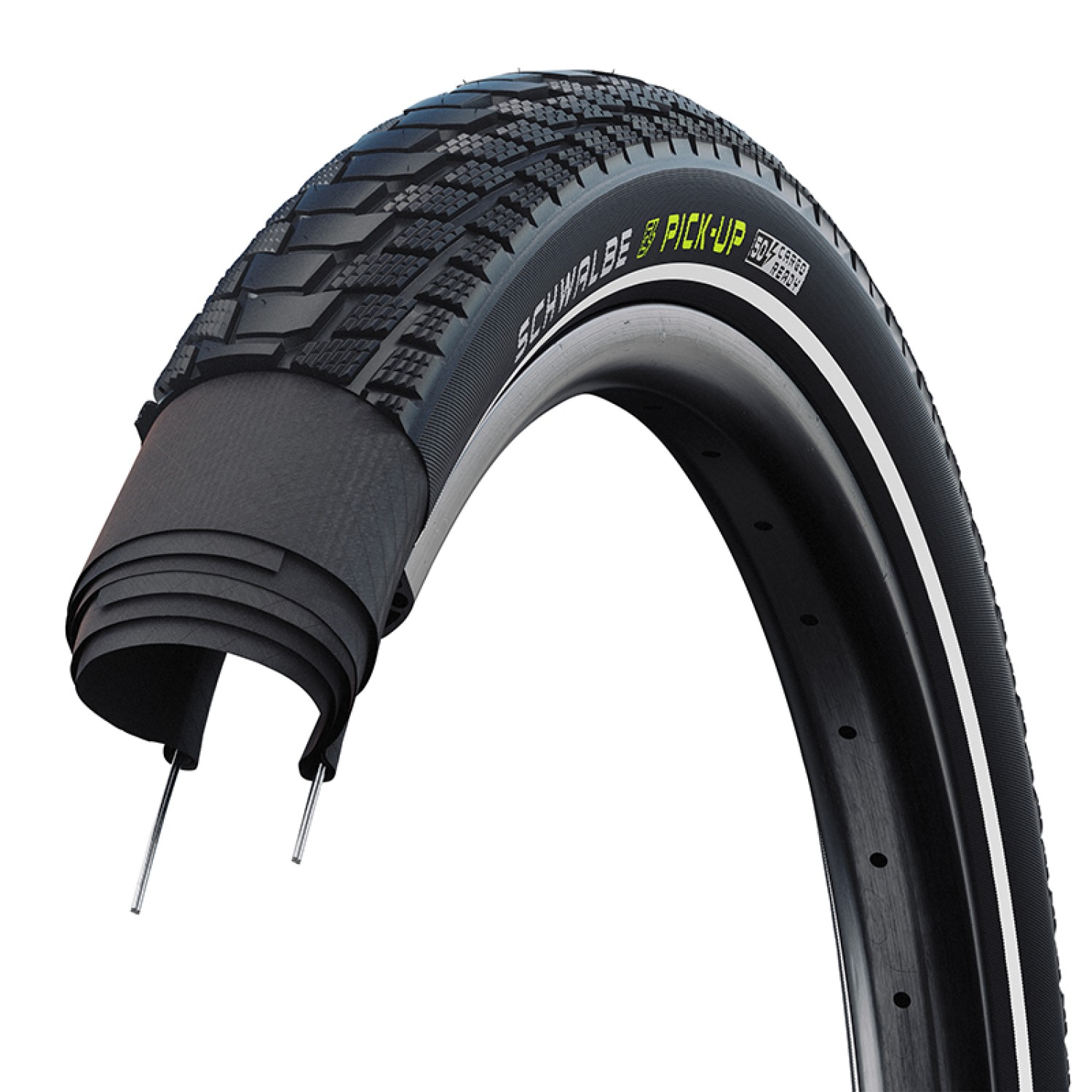 Pneu Schwalbe Pick-Up 18 pouces avec protection anti-crevaison Super Cargo