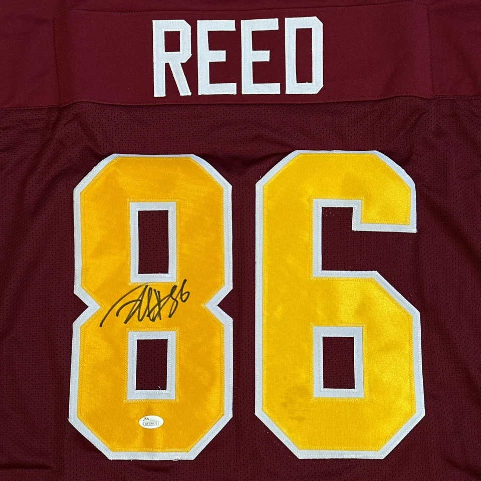 Jordan Reed Signed Washington Redskins Throwback Jersey JSA Witnessed - Image 2 of 4