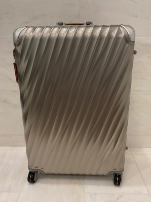 NEW Tumi 19 Degree 30.5  EXTENDED TRIP 4 Wheel Packing Suit Case - TITANIUM   