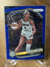 2025 Panini Prizm WNBA Angel Reese Blue Velocity Prizm #92 - Chicago Sky