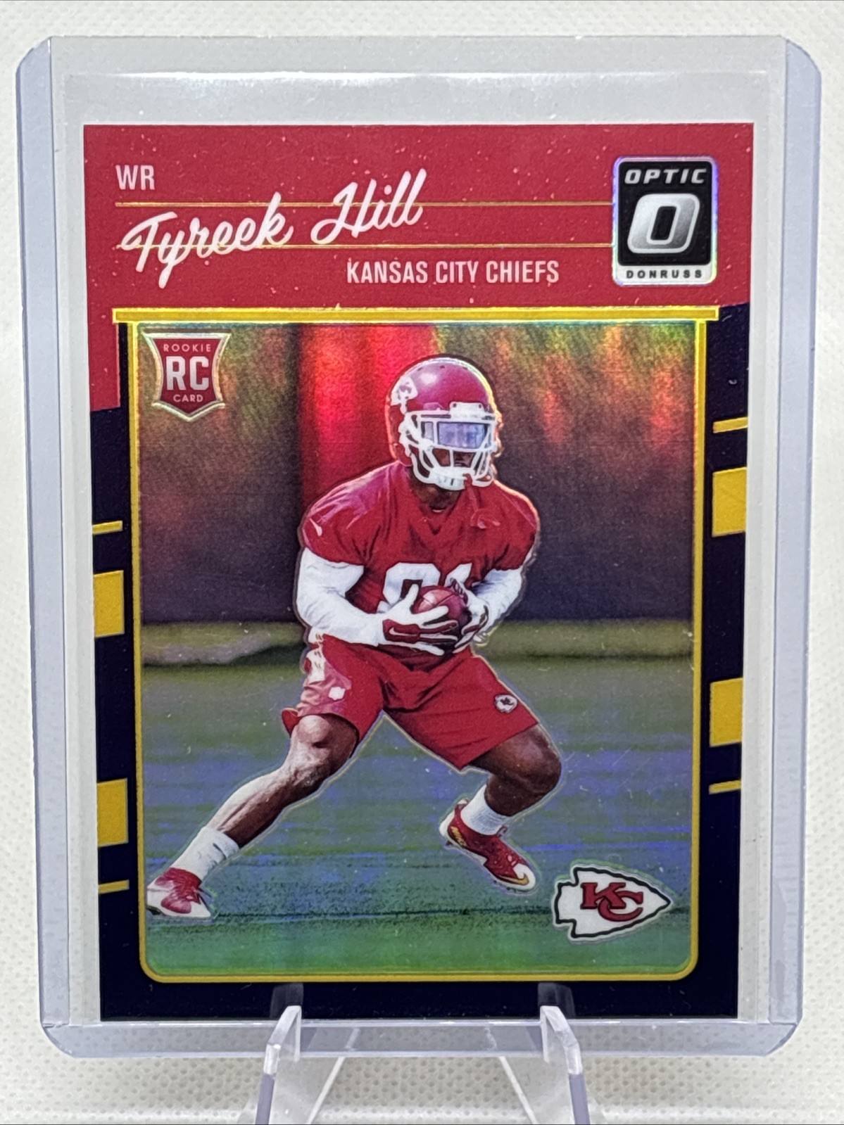 2016 Donruss Optic - Rookies Tyreek Hill #117 Purple (RC) Chiefs NM+
