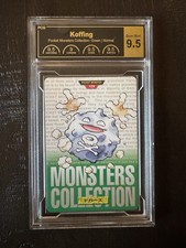 Koffing Pokemon Monsters Collection Green PCG 9.5