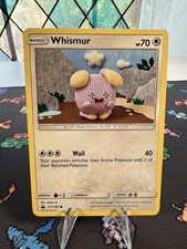Carta Pokemon Whismur #117 S&M Tempesta Celeste Asako Ito non holo 2018 117/168