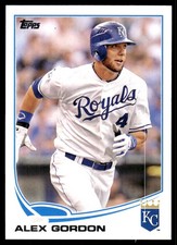 Alex Gordon 2013 Topps #204 Royals MLB READ FREE SHIPPING AutographDen