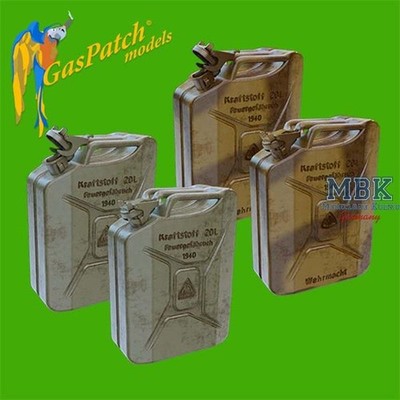 GasPatch Models GP35287 German Fuel Jerry Cans 1940 ABP & SCHWELM 1/35