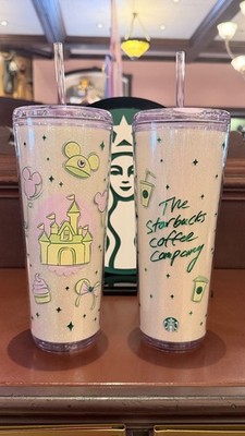   Disneyland Resort x Starbucks Summertime Castle Acrylic 24oz Tumbler w/straw