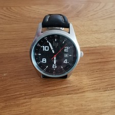 Belle Montre bracelet LIP Classics - Acier brossé  - Bracelet cuir - Comme Neuve