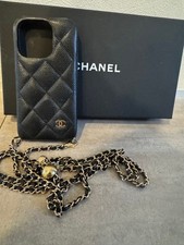 CHANEL Phone Case Matelasse Caviar Skin Black From Japan iPhone 15 Pro