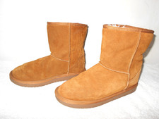 KOOLABURRAH BY UGG 1019374 WOMENS USA 4 SHEARLING BROWN SUEDE BOOTS