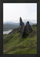 Old Man of Storr Gerahmtes Wandbild Poster Leinwanddruck Bild