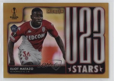 2021-22 Topps U23 Stars Gold Refractor 9/50 Eliot Matazo #U23-19 Rookie RC 4g8