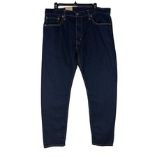 Levis 512 Slim Taper Mens Jeans 36x30 Dark Wash Blue Denim Eco Ease NEW