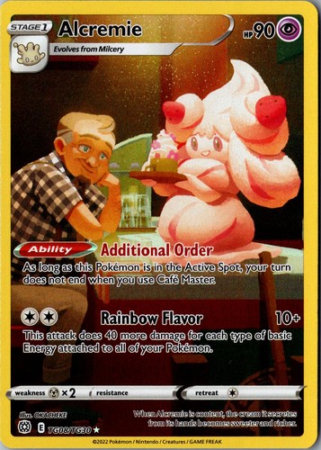 Alcremie TG08/TG30 Brilliant Stars Trainer Gallery Holo Ultra Rare