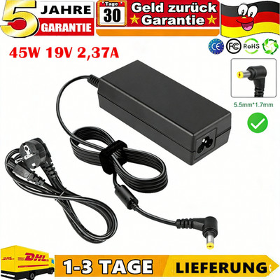 45W 19V 2,37A Netzteil Ladegerät für Acer Aspire 3 A315-53-589C A315-53-317L NEU