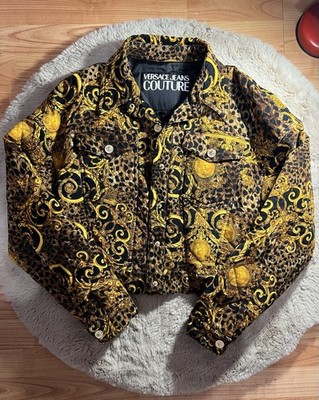 Versace Jeans Couture Baroque Print Bomber Jacket