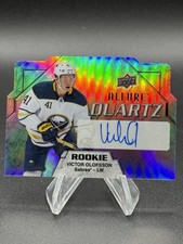 2019-20 Upper Deck Allure Quartz Rookie Auto Victor Olofsson 1:500 Refractor