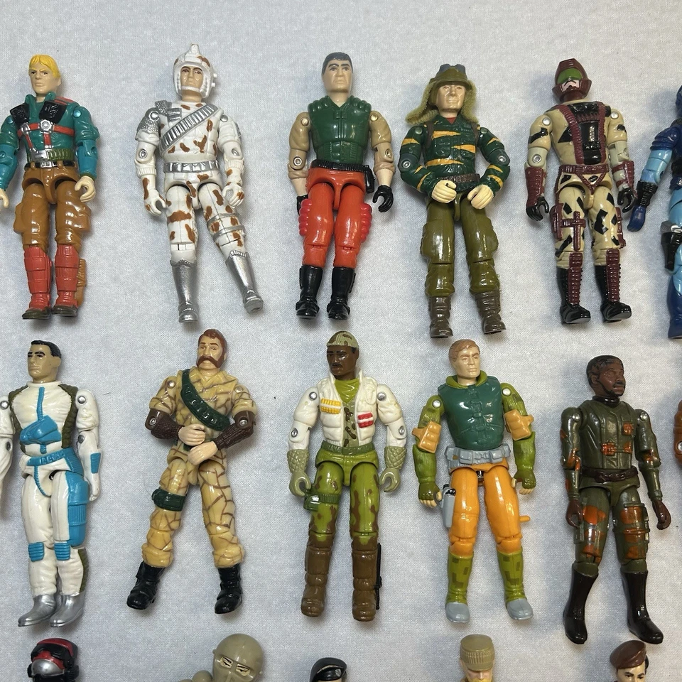 Vintage 1980s G.I. GI Joe Lot ARAH 3.75 Action Figures Vehicles Accessories  - Image 2 of 4
