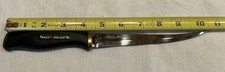 Normark (Finland) fillet knife. Hunting, fishing. Leather sheath. 10 1/2". VGUC.