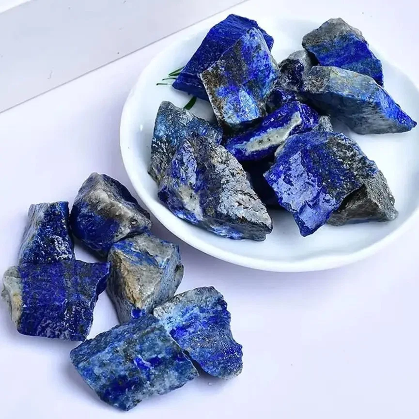 Natürlicher Lapislazuli Quarz Rohstein – Spiritueller Heilkristall - Bild 3 von 4