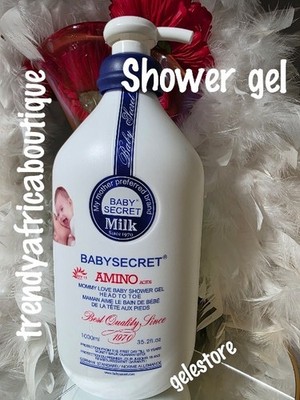 Shower Gel Baby Secret Amino 1000ml Infant & Up. Mommy's LOVE baby Secret  