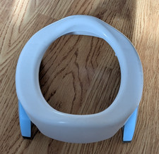 Potette Plus Fold Away Travel Potty - White/Blue